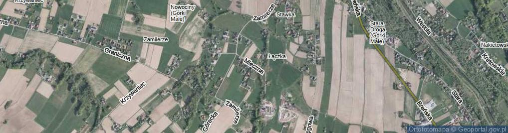 Zdjęcie satelitarne Mleczna ul.